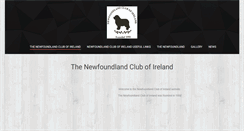 Desktop Screenshot of newfoundlandclub.ie