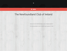 Tablet Screenshot of newfoundlandclub.ie